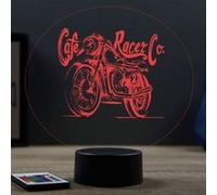 Lampe illusion 3D moto Café Racer Multicolore G