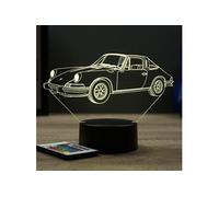 Lampe illusion 3D Porsche 911 Targa 1973 Multicolore