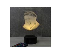 Lampe illusion 3D portrait Bourvil