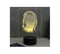 Lampe illusion 3D portrait Claude François