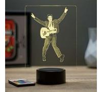 Lampe illusion 3D Elvis Presley et sa guitare