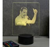 Lampe illusion 3D portrait Freddie Mercury