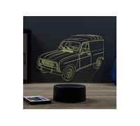 Lampe illusion 3D Renault 4L F4