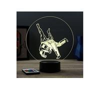 Lampe illusion 3D Sport Judo judoka