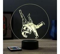 Lampe illusion 3D Sport Judo judoka Multicolore G
