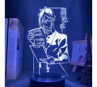 Lampe illusion 3D Veilleuse LED Anime Light Black Butler Pour Chambre Décoration Coloré Cadeau Anime Black Butler Garçon Fille Creative Vacances Cadeau De Noël