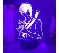 Lampe Illusion 3D Veilleuse LED Avatar Le Dernier Maître De L'air Zuko Lampe Avatar Chambre Décor Lumière Anime Lampe Pour Enfants Enfant Cadeau De Noël Et D'anniversaire
