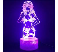 Lampe Illusion 3D Veilleuse LED One Piece Nico Robin Usb Batterie Alimenté Pour Enfant Chambre Décor Maison Intelligente Décoration Jouets Pour Enfants Pour Garçons Et Filles Cadeaux De Vacances