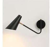 Lampe Industrielle Bras Swing Industriel ° Lumière Murale Rotatif E27 Iron câblé du Mur HIC lit Éclairage Lecture de Chevet pour Les Chambres Studies Hotel Wall Lantern (Sombre)