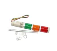 Lampe industrielle multicouche à LED multicouche, lampe d'avertissement d'alarme for machines LTA-505, lampe d'alarme à 3 couches(12V Flash light)
