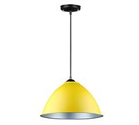 Lampe industrielle rétro simple simple tête abat-jour lustre bureau scandinave restaurant pendentif lumière barre de couleur couvre haute baie lumière e27 tête unique, un seul lustre