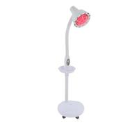 Lampe infrarouge 275 W - Lampe chauffante - Lampe thérapeutique infrarouge - Support à 360 ° - Lampe chauffante réglable avec roues pour massage en salon