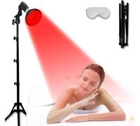 Lampe infrarouge de thérapie à la lumière rouge PAR38 660nm&850nm Lampe infrarouge rotation de 360° pour le soulagement des douleurs musculaires