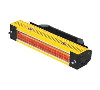 Lampe Infrarouge Lampe Infrarou 1000W, Cuisson De Peinture, À Polymérisation, Chauffa Ondes Courtes, Outil Réparation Carrosserie Voiture, Sèche-lumière Portatif(Giallo)