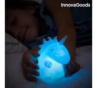 Lampe - InnovaGoods - LEDicorn - Multicolore - Caoutchouc - 9x11x10 cm
