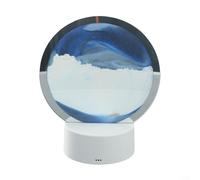 Lampe interactive avec contrôle tactile pour décoration d'intérieur élégante (bleu)