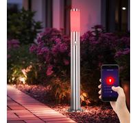 Lampe Itinéraires Außenstehlampe Bollard Détecteur de Mouvement Smart LED Inox H