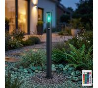 Lampe Itinéraires Außenstehlampe de Jardin Détecteur Mouvement Éloigné Grise LED