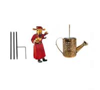 Lampe Jardin Arrosoir Chanceux - Éclairage Décoratif Extérieur Étanche LED pour Allée Chemin Terrasse Noël pour fête 86cm(A)