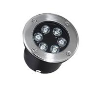 Lampe Jardin Enterré - Spot Encastrable LED Exterieur, Projecteurs Led Encastrés Extérieurs Étanches IP67, Projecteurs De Sol À LED Extérieurs AC85-265V, Lumière De Pelouse Encastrée Ronde(Warm Light,