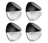 Lampe Jardin Solaire, Eleganted Auto On/Off Lampe Solaire Extérieur 4 Pack, Imperméable Lumières décoratives pour Mur Clôture Sentier Pas Patio Cour Porche Escaliers