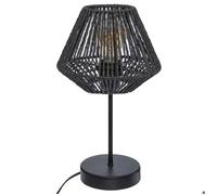 Paris Prix Lampe à poser Jily Atmosphera effet corde – Noir – Hauteur 34 cm