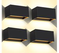Lampe Kingwen 4 x LED 20W, angle réglable, blanc chaud 3000K, IP65