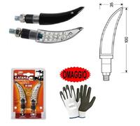 Lampe LAMPA 90074 Paire Clignotants LED Moto RMS NERA Haute Résistance Vib.