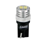Lampe Lampa Mega-Led 12 12V 4 Smd X 3 Chips T10 W2,1X9,5D 2 Pz Blanc