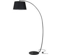 HomCom – Lampadaire à arc courbé pour salon – Métal – 47×105×190 cm – Noir