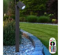 Lampe Lampadaire Borne Lumineuse RGB LED Télécommande Variateur Jardin Mobile