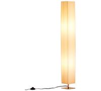 Lampe Lampadaire Colonne Sur Pied Moderne Lumi?Re Tamis?E 40 W 14l X 14l X 120h Cm Inox Blanc Blanc