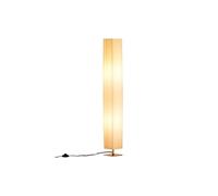 HOMCOM Lampadaire lampe sur pied de salon style moderne lampadaire sur pied avec interrupteur pour salon et chambre 120 cm blanc
