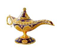 Lampe - Lampe Génie Magique | Théière À Souhait Rétro En De Zinc Vintage En Métal Finement Poli, Décoration De Table Pour La Maison, Accessoires De Mariage Pour Fête À Thème Des Mille