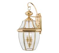Elstead Lighting Newbury applique murale extérieure 2x40 W laiton QZ-NEWBURY2-L-PB