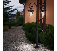 Lampe Lanterne Lampadaire Lampe de Balcon Candélabre 2 à Feux E27 Hauteur 141 CM [EEK: Nicht bewertet]