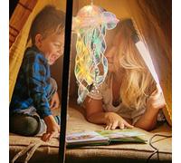 Lampe lanterne méduse, décoration lanterne méduse - Lampe méduse colorée - Décoration de méduses, décorations de lanternes pour décor sur le thème de l'océan, fête d'anniversaire, cadeaux d'anniversai