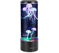 Lampe lave méduse USB, 7 couleurs LED, veilleuse enfant, cadeau Noël/anniversaire Label