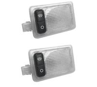 Lampe Lecture Avant Pour Ford Pour Focus Fiesta Pour Mondeo 2005-2011 | 2 lampes de lecture intérieures, plafonnier de voiture, signal à un bouton, blanc, matière plastique
