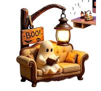Lampe Lecture Fantôme Mignonne qui Lit un Livre Veilleuse de Lecture