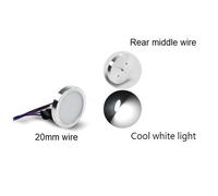lampe LED 24v dc 3W,60mm de diamètre,Design moderne de haute qualité,Spot rond blanc froid Super fin pour armoire - Type Cool White Light
