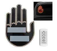 Lampe LED 3 en 1 pour voiture, panneau lumineux de voiture avec télécommande, accessoire amusant pour voitures, camions, gadgets de voiture et panneaux de signalisation routière pour femme