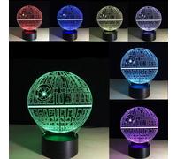 Lampe Led 3d Avec Télécommande Pour Table De Football, Éclairage D'Intérieur À 7 Couleurs Changeantes, Effet D'Illusion