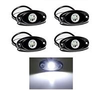 Lampe LED 4PODS étanche à LED néon pour voiture, camion, VTT, UTV, VUS, bateau tout-terrain, bateau, sous le corps (blanc)