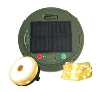 Lampe LED à 8 modes, lampe de camping avec guirlande lumineuse, guirlande lumineuse rétractable, lampe solaire pour tente, lampe LED pour randonnée, lampe de camping rechargeable, lampe LED 4 en 1