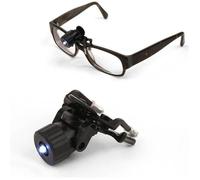 Lampe LED à clip pour lunettes - KIKKERLAND - Mini - Clip pour monture - Format compact - Légère et portable