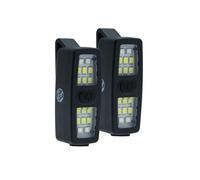 Lampe LED à clip Six Peaks (x2) Noir TU