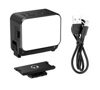 Lampe LED à clipser avec niveaux de luminosité réglables, longue batterie et résistance à l'eau pour caméra ACTION6