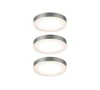 Lampe Led À Monter En Saillie Paulmann 93564 Led Intégrée 13.5 W Blanc Chaud Fer (Brossé) Blanc