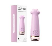 Lampe LED à ongles gel | Lampe UV rechargeable 3 W avec 2 réglages de minuterie | Séchoir portable pour vernis à ongles - Pour maison, spa, centre de beauté, salon de beauté, vacances, bureau, campus